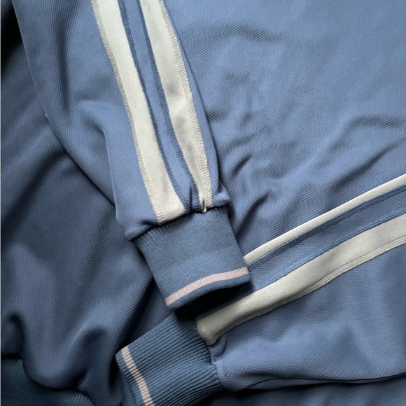 Kuhl Men's Trak Jacket Sz L Mountains Hike Climb Outdoors Arm Stripe Blue Gray - Picture 5 of 12